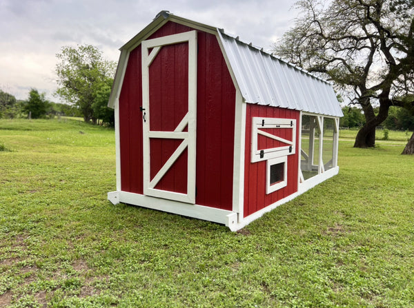Heritage Red Chicken Coop